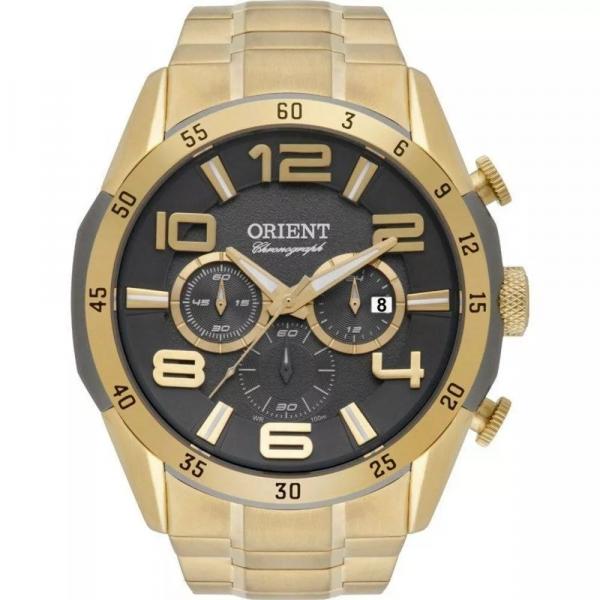 Relógio Masculino Orient MGSSC015 G2KX Cronógrafo Dourado