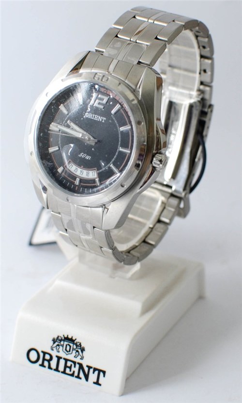 Relógio Orient Masculino Mbss1148 Posx (Prata, Preto)