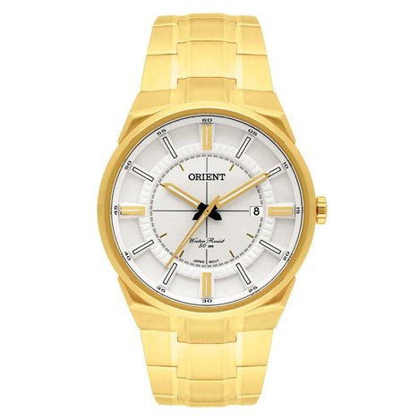 Relógio Orient Masculino Visor Branco - Mgss1153 S1kx