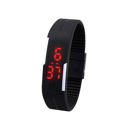 Relógio para Caminhada Led Digital Sport Bracelet Pulseira Silicone