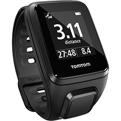 Relógio para Corrida TomTom Spark Cardio Music com Monitor Cardíaco + GPS - Preto
