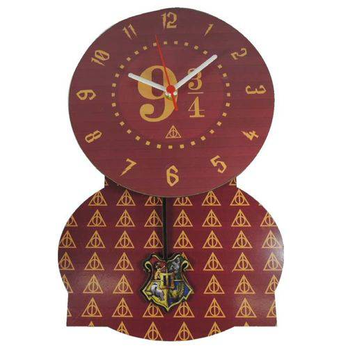Relógio Parede de Pêndulo - Harry Potter