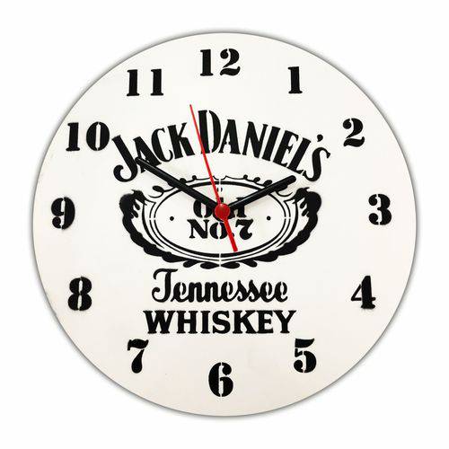 Relógio Parede Decoração Bar Whisky Jack Daniels Churrasco