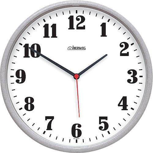 Tamanhos, Medidas e Dimensões do produto Relógio Parede Herweg 6126 024 Analogico 26cm Cinza