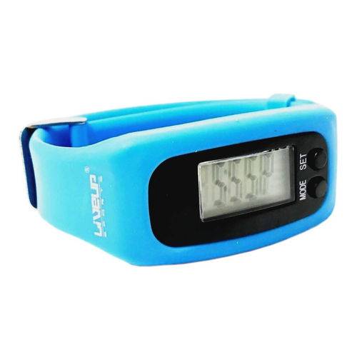 Relógio Pedômetro Azul Liveup Ls3348a