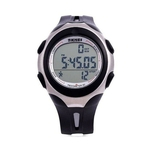 Relógio Pedômetro Masculino Skmei Digital 1107 - Preto e Prata