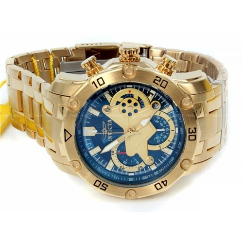 Relógio Pro Diver 22765 Azul Dourado Invicta