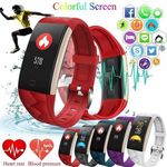 Relogio Pulseira Bracelete Inteligente Smartwatch T20 Plus Android e Ios Vermelho