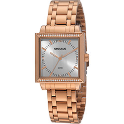 Relógio Seculus Feminino Social Analógico 28241LPSPRS2 Rose Gold