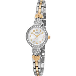 Relógio Seculus Feminino Social Prata com Dourado - 48080LPSTBA2