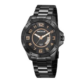 Relógio Seculus Masculino Ref: 20743gpsvpa2 Esportivo Black