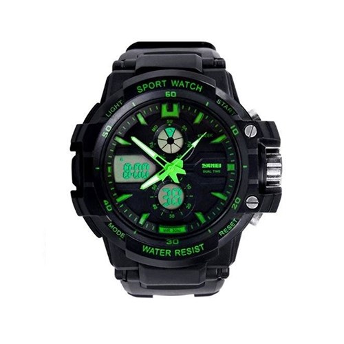 Relógio Skmei Anadigi 0990L Verde