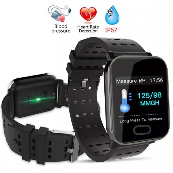 Relógio Smart Watch A6 Inteligente Monitor Esportes Fitness - Smartwatch