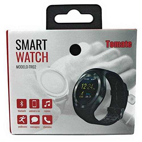 Tudo sobre 'Relógio Smart Watch Bluetooth InteligenteTr-02 Android e Ios - Tomate'