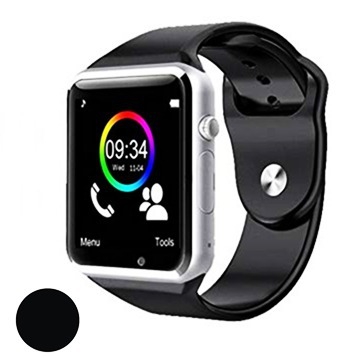 Relógio Smartwatch A1 Inteligente Gear Chip Celular + Mini Fone de Ouvido Bluetooth - Smartwacth