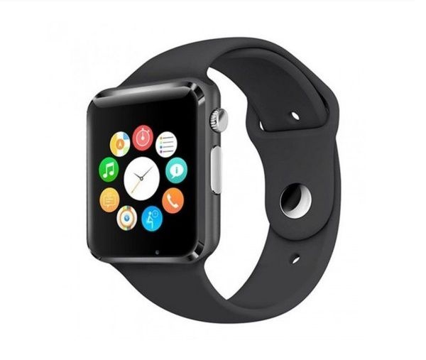Relógio Smartwatch A1 Original Touch Bluetooth Gear Chip - Black-Black