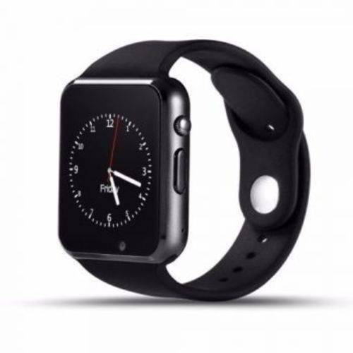 Tudo sobre 'Relógio Smartwatch A1 Touch Bluetooth Gear Chip Preto - Importado'