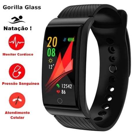 Tudo sobre 'Relógio Smartwatch Bracelet Prova D'água Monitor Cardíaco - Vovpoz'