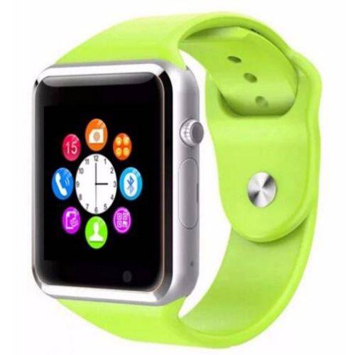 Relógio Smartwatch Celular A1 3g Chip Android Samsung App Verde