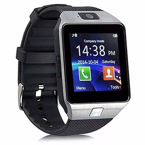 Relógio Smartwatch Dz09 Bluetooth Celular Universal Android Prata