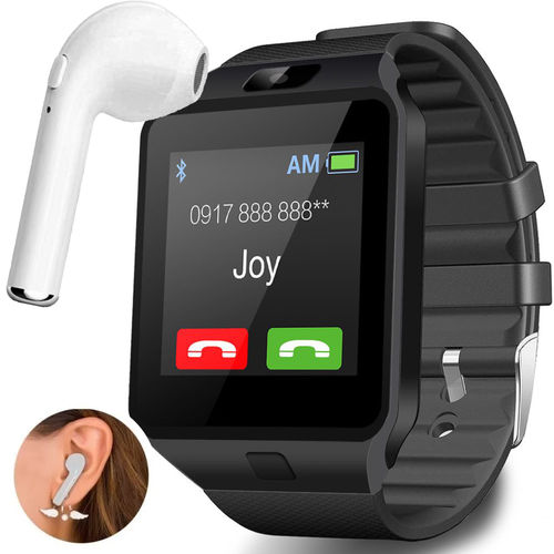 Relógio Smartwatch Dz09 Inteligente Gear Chip Celular Touch + Fone de Ouvido Bluetooth I7