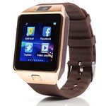 Relogio Smartwatch Dz09 Touch Bluetooth Dourado