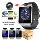 Relógio Smartwatch Prata Inteligente Bluetooth Câmera Chip