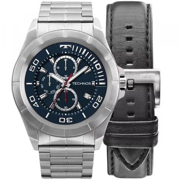 Relógio Smartwatch Technos Connect Prata Kit Sraa/1p