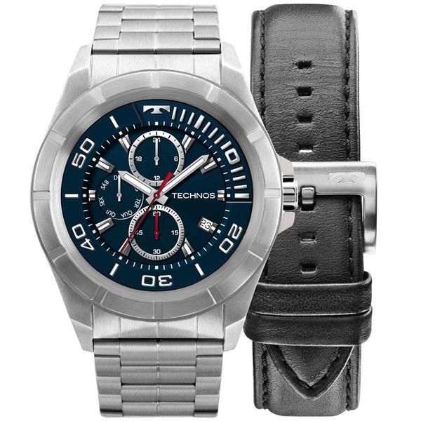 Relógio Smartwatch Technos Connect Prata Kit Sraa1p