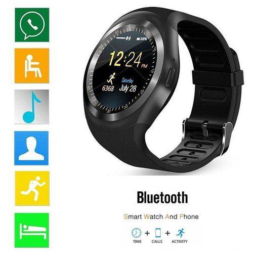 Tudo sobre 'Relógio Smartwatch Tr02 Y1 Tomate Bluetooth Notificação'
