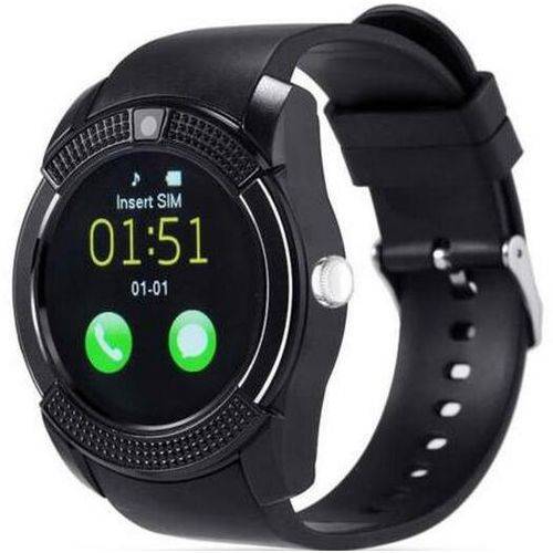 Relógio Smartwatch V8 Original Touch Bluetooth Gear Chip - Preta