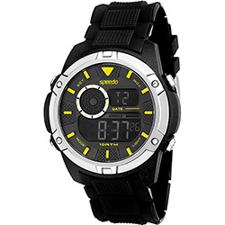 Relógio Speedo Masculino Esportivo Digital Amarelo