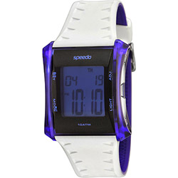 Relógio Speedo Masculino Esportivo Digital Branco/Roxo 65023G0ETNP7