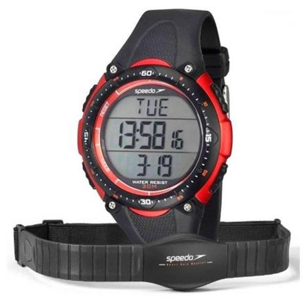 Relógio Speedo Monitor Cardíaco Vermelho 80565g0epnp1