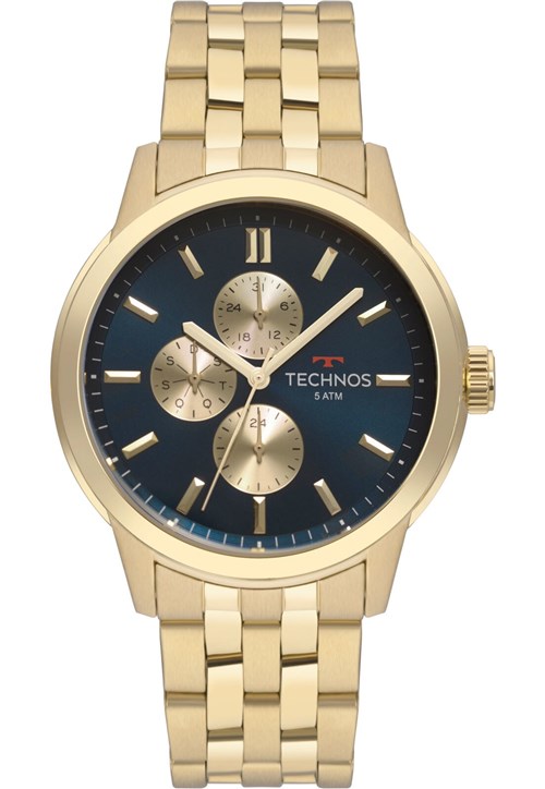 Relógio Technos 6P27DT/4A Dourado