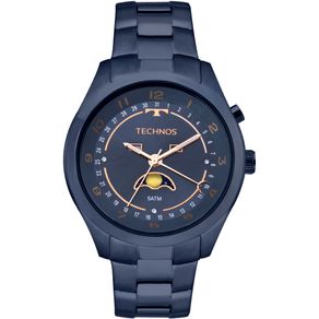 Relógio Technos Calendário Lunar Feminino Azul - 6P80AE/4A 6P80AE/4A