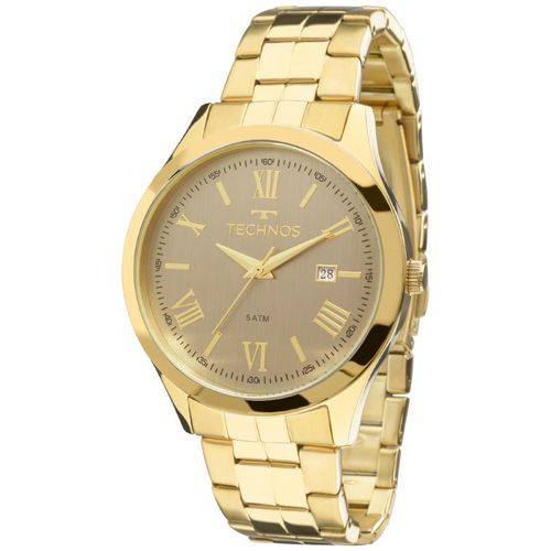 Relógio Technos Dourado Feminino Elegance Dress 2115mgm/4c