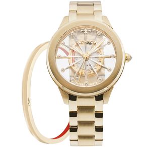 Relógio Technos Feminino Elegance Crystal Dourado - F03101AA/K4W F03101AA/K4W