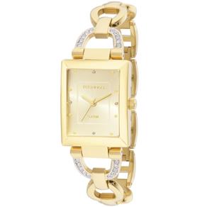 Relógio Technos Feminino Fashion Quadrado Dourado 2035lyn/4x