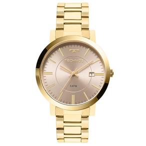 Relógio Technos Feminino Ref: 2115kzw/4m Casual Dourado