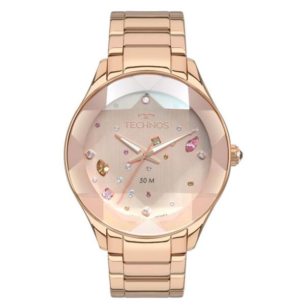 Relógio Technos Feminino Rose Elegance Crystal 2039CA/4T
