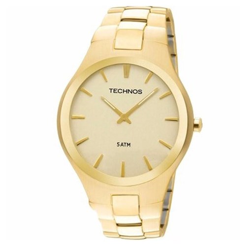 Relógio Technos Gl20Gt/4X (Aço Inox, Dourado, Analógico)
