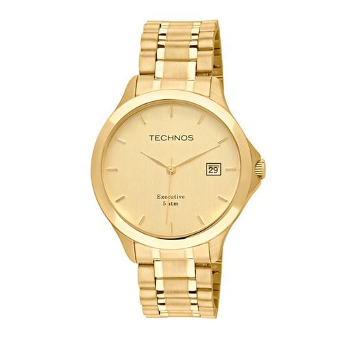 Relógio Technos Masculino 1s13bwtdy/4x Dourado