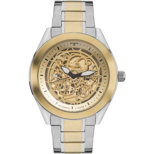 Relógio Technos Masculino Automatic 8n24aj/4x - Dourado, Prata