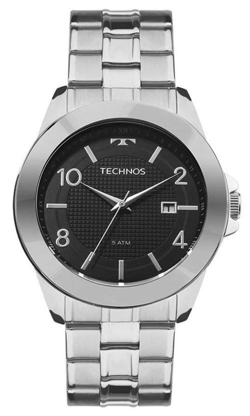Relógio Technos Masculino Classic Steel 2115KQK/1C