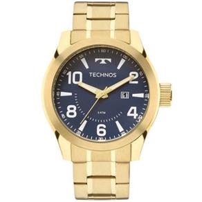 Relógio Technos Masculino Dourado Analógico Aço - 2115mgq/4a