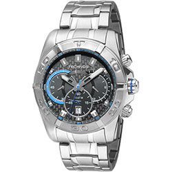 Relógio Technos Masculino Social Prata com Azul - OS20HS/1