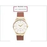 Relógio Technos Unissex Slim Dourado 9t22aj/2b
