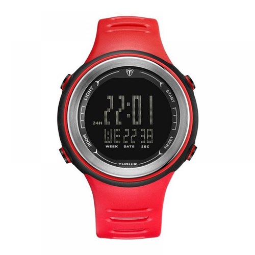 Relógio Tuguir Digital TG001 - Vermelho e Preto