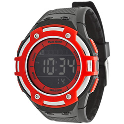Relógio Unissex Digital Esportivo 3377024GO - Red Nose